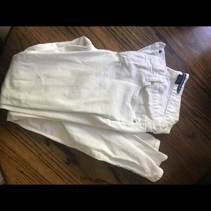 Ralph Lauren white denim skinnies